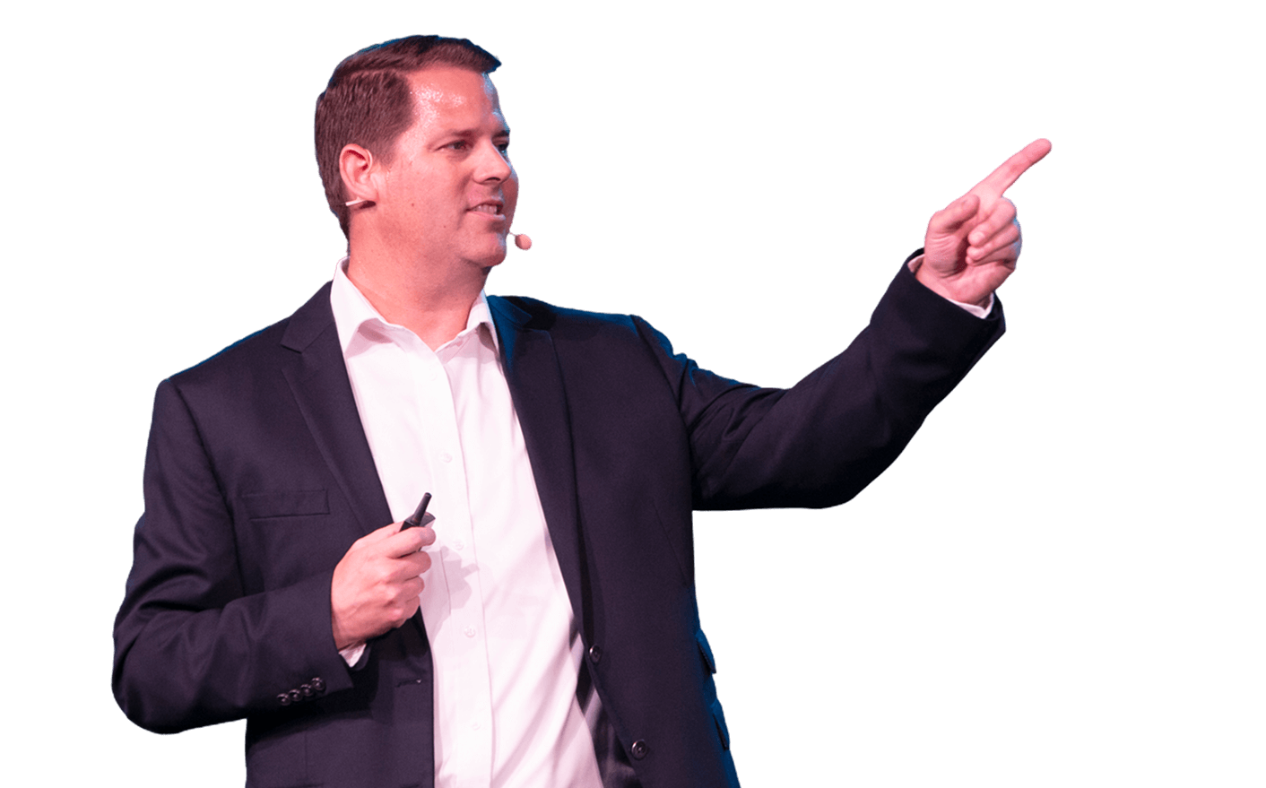 Jason pointing at something